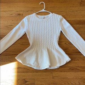 Ted Baker peplum knit sweater